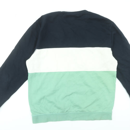 Farah 1920 Men's Multicoloured Crew Neck XL Striped Cotton Sweatshirt
