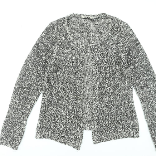 Garcia Jeans Women’s Grey Knit Cardigan XL Long Sleeve Open Front