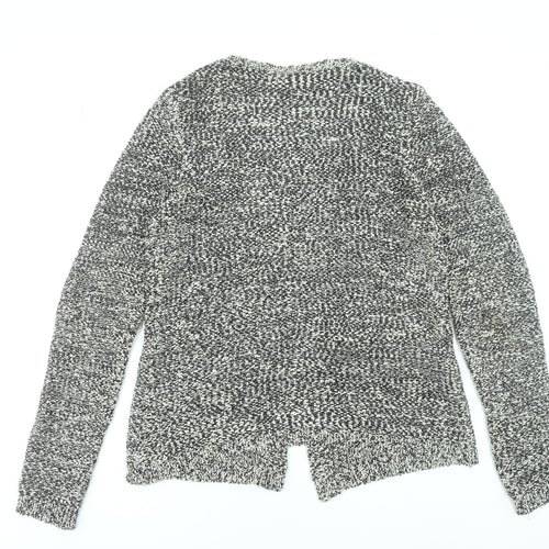 Garcia Jeans Women’s Grey Knit Cardigan XL Long Sleeve Open Front