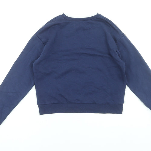 New Look Girls Blue Equestrian Club Pullover Sweatshirt 10-11 Years