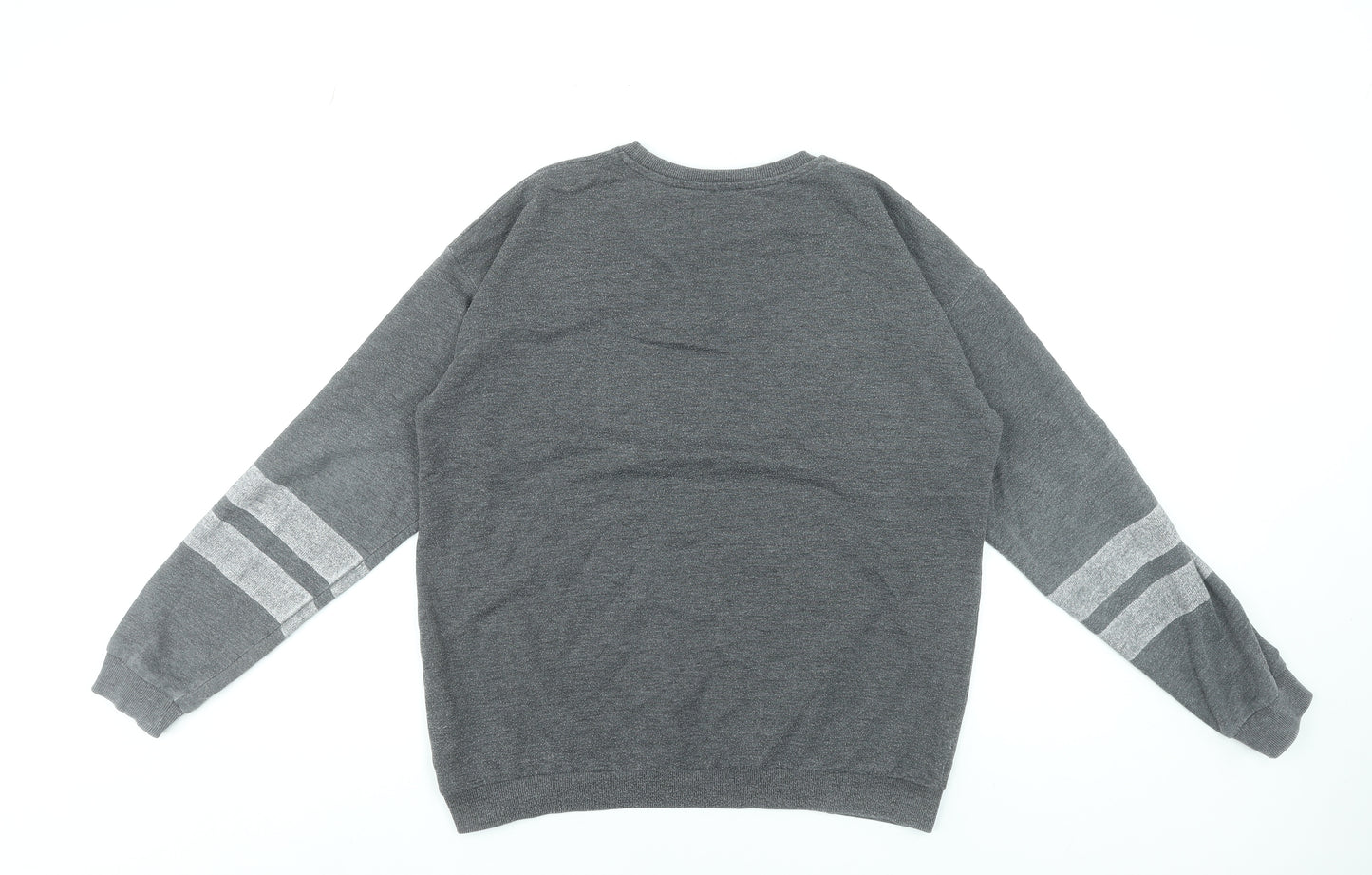 ASOS Women Grey Long Sleeve Crew Neck Pullover Sweatshirt Size 12