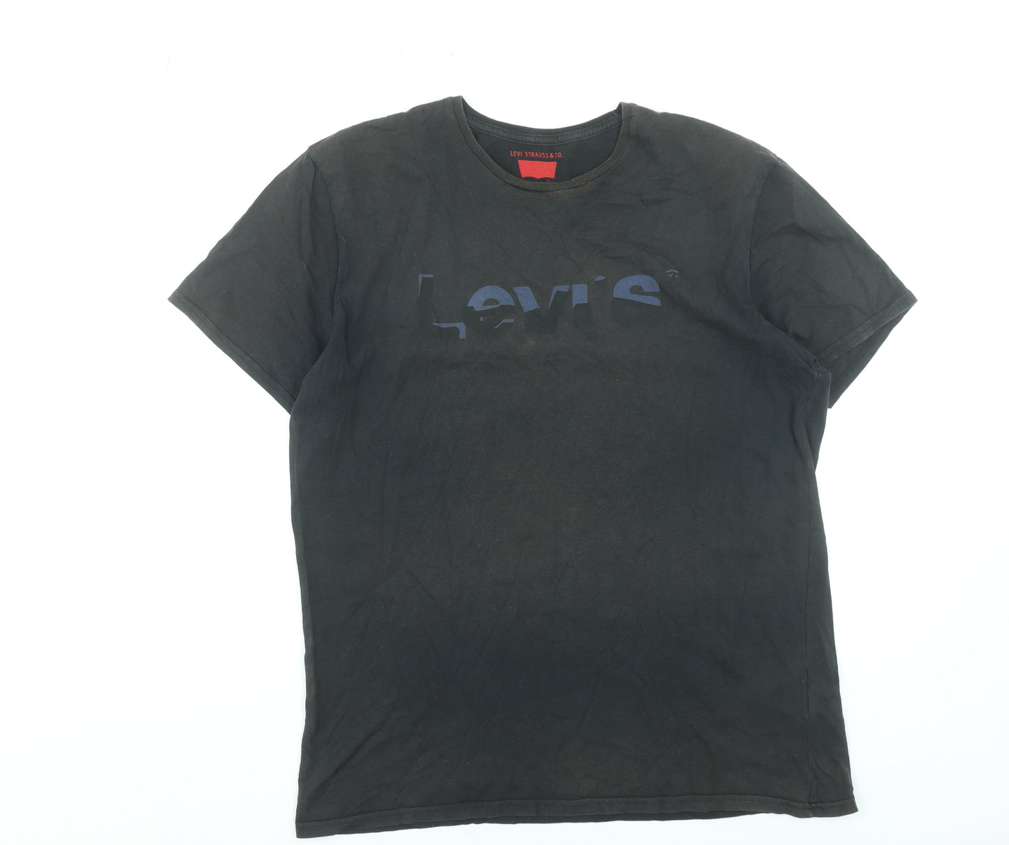 Levi's Men's Black Logo Graphic Cotton T-Shirt Size L