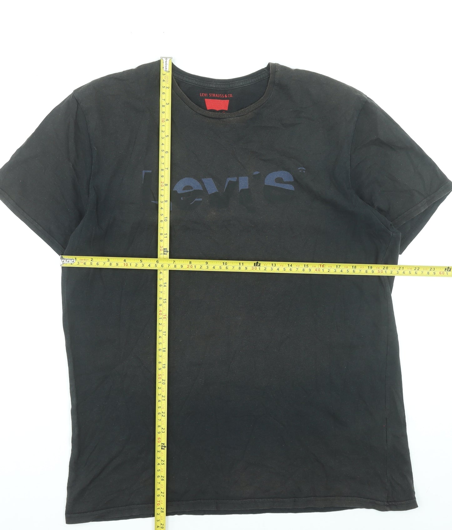 Levi's Men's Black Logo Graphic Cotton T-Shirt Size L