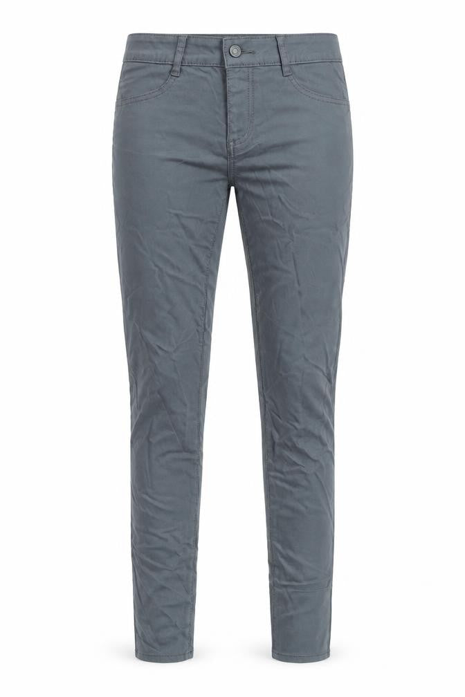 VILA Womens Grey Skinny Jeans Size 12 Stretch Coated Viscose Blend