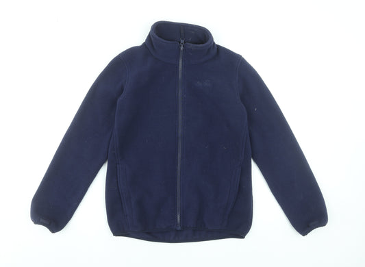 Peter Storm Boys Blue Fleece Jacket 11-12 Years Full Zip Lightweight Outdoor