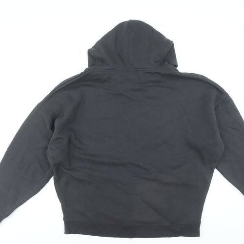 Primark Women's Black USA Pullover Hoodie Size L 14-16 Cotton Blend
