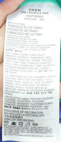 Nike Boys Blue Puffer Jacket Hooded 5-6 Years Winter Coat