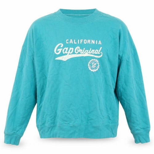 GAP Women’s Teal California Original Sweatshirt M Cotton Blend