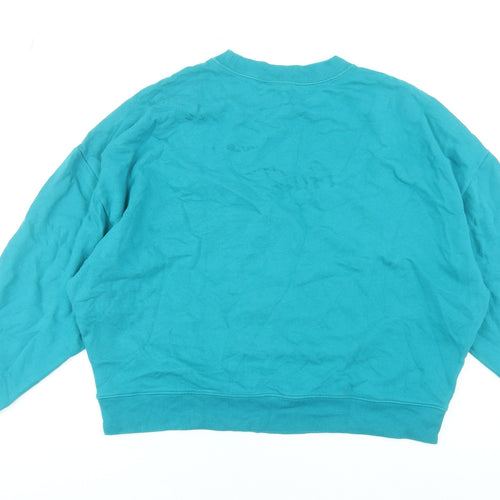 GAP Women’s Teal California Original Sweatshirt M Cotton Blend