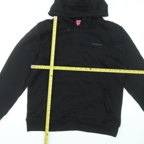 LA Gear Women's Black Size 14 Pullover Hoodie Sweatshirt