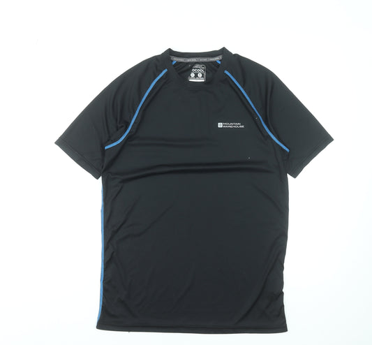 Mountain Warehouse Mens Black Short Sleeve ISOCool T-Shirt Size S