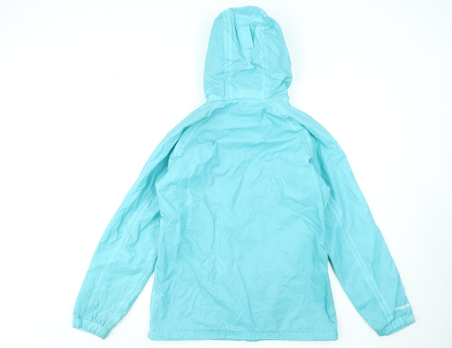 Regatta Women Blue Size 10 Waterproof Hooded Rain Jacket