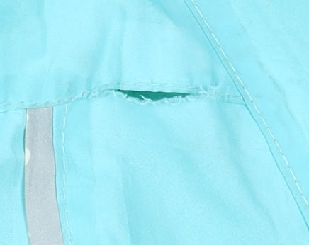 Regatta Women Blue Size 10 Waterproof Hooded Rain Jacket