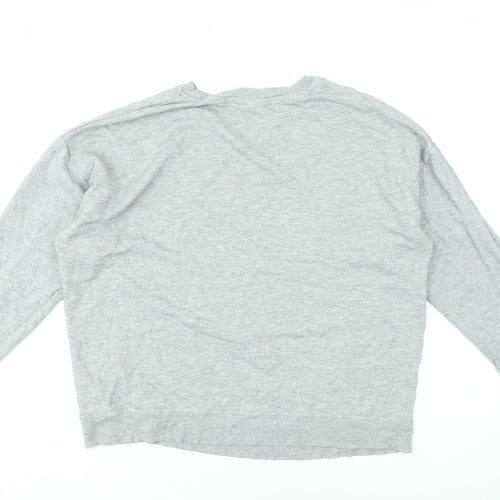 New Look Women’s Grey Be Kind Long Sleeve Sweatshirt M