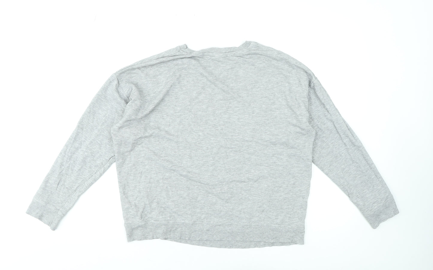 New Look Women’s Grey Be Kind Long Sleeve Sweatshirt M