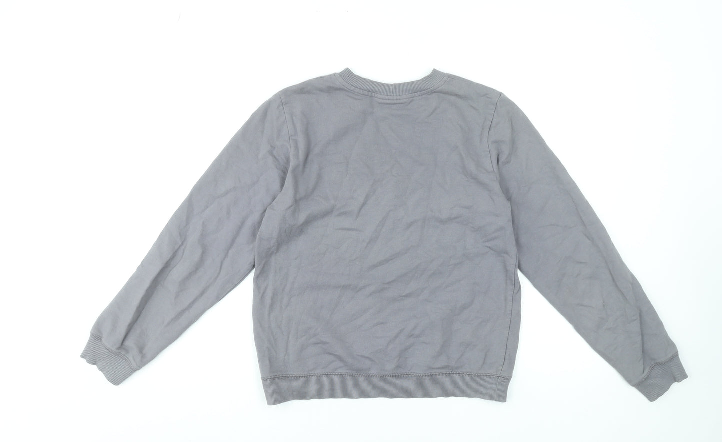 ASOS Women Grey Size 8 Crew Neck Pullover Sweatshirt