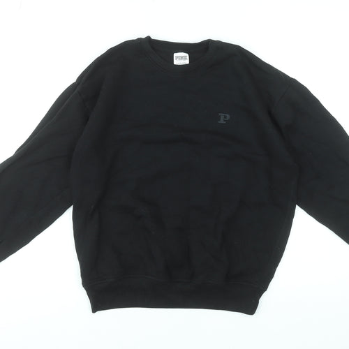 Victoria's Secret PINK Women's Black Small Pullover Sweatshirt