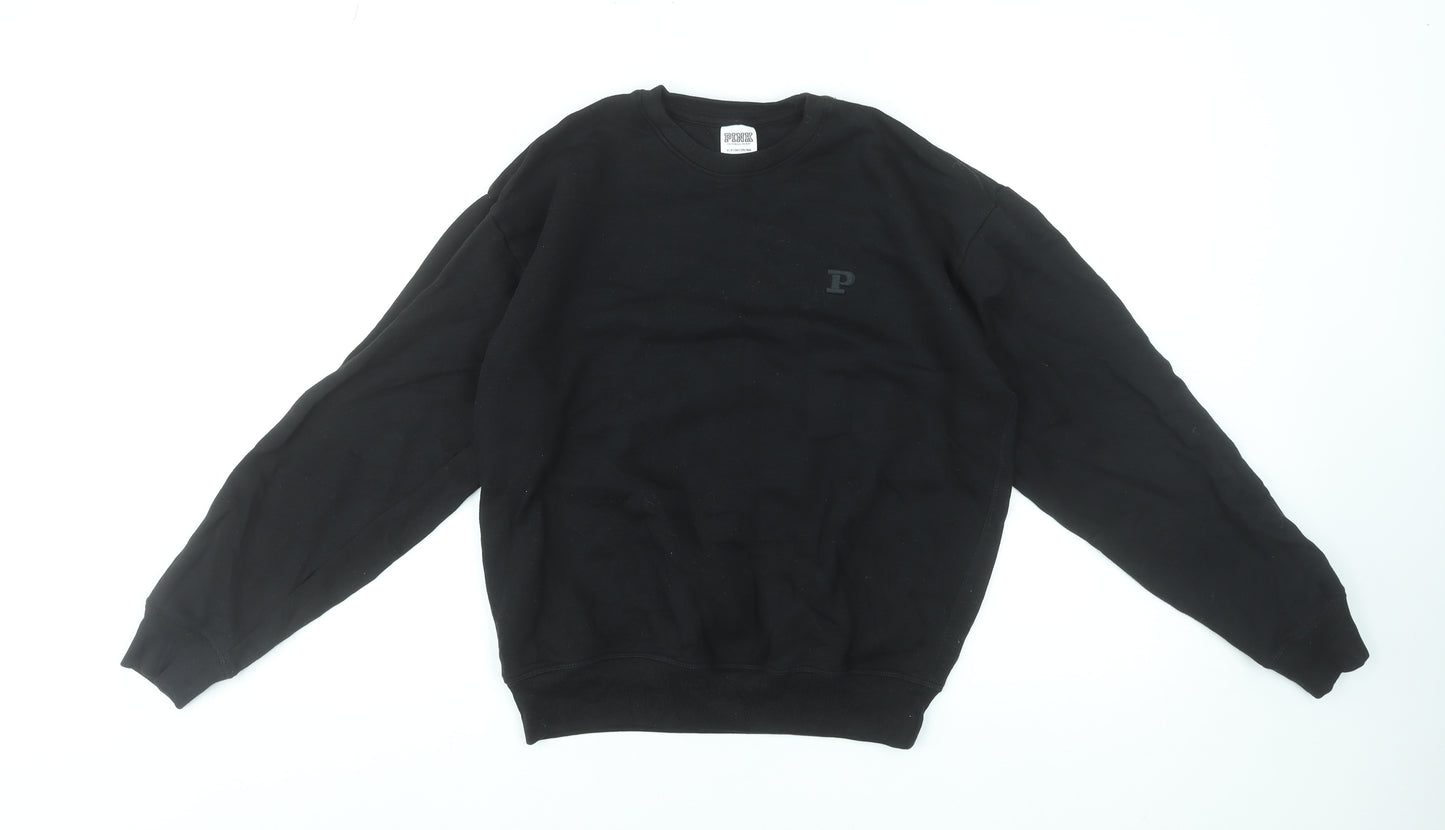 Victoria's Secret PINK Women's Black Small Pullover Sweatshirt