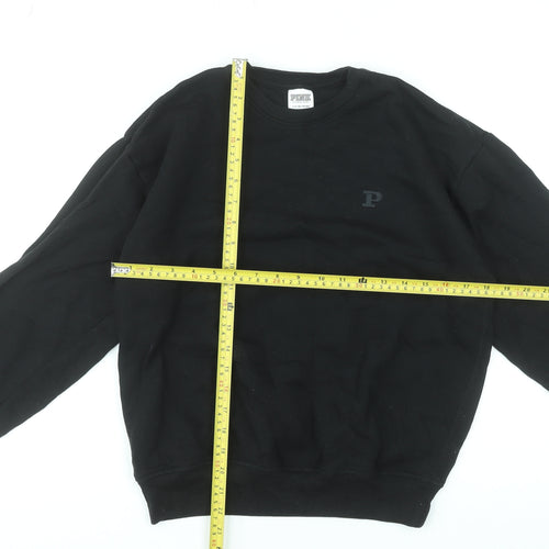 Victoria's Secret PINK Women's Black Small Pullover Sweatshirt