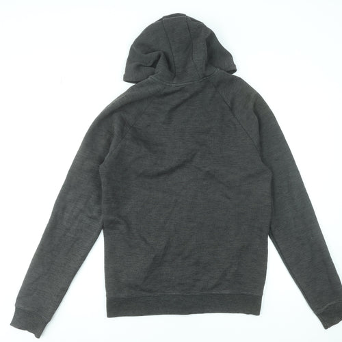 Next Men’s Grey Full Zip Hoodie Size S Lightweight Cotton Blend