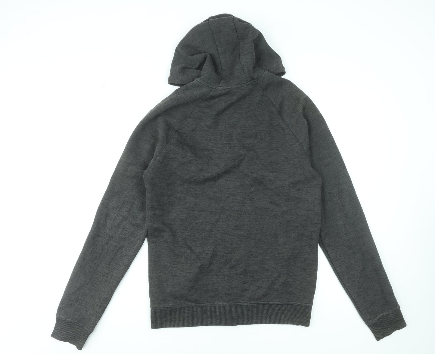 Next Men’s Grey Full Zip Hoodie Size S Lightweight Cotton Blend