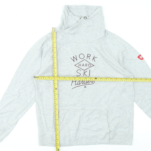 Verbier Ski Service Women's Grey Pullover Sweatshirt Size M