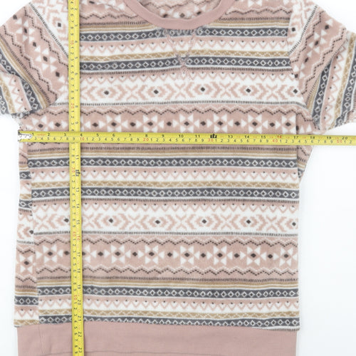 St. Bernard for Dunnes Stores Women's Beige Fair Isle Pullover Sweatshirt Small