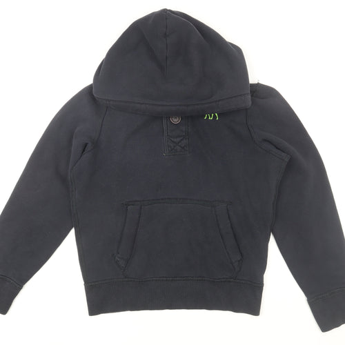 Abercrombie & Fitch Men's Black Small Hooded Basic Jacket