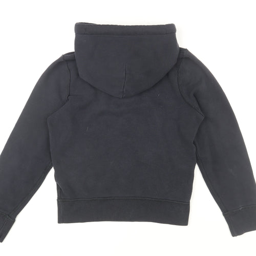 Abercrombie & Fitch Men's Black Small Hooded Basic Jacket
