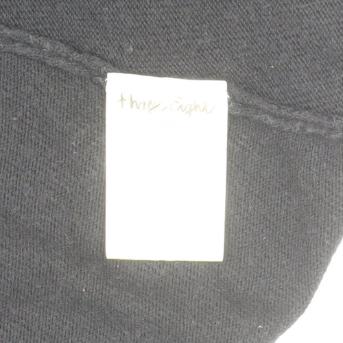 Phase Eight Womens Black Size 12 Long Sleeve Open Cardigan