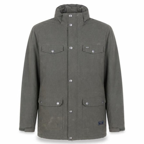 Tog Twenty Four Men's Green Polyester Parka Jacket Size M Hooded Outdoor
