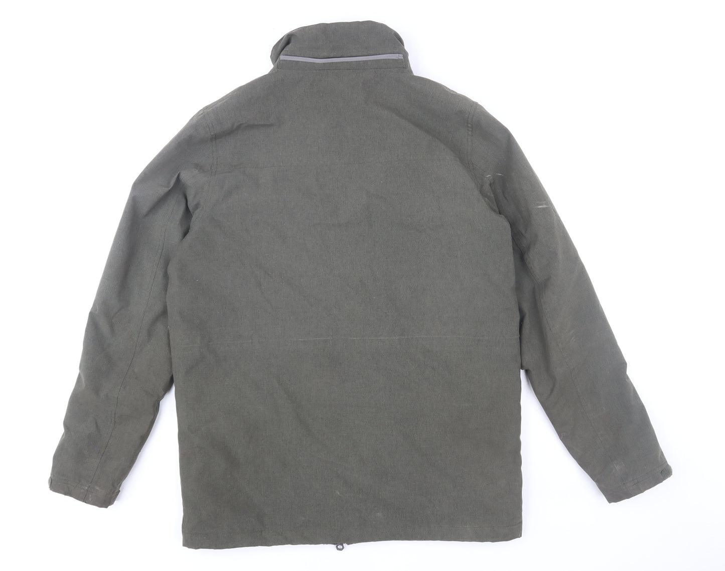 Tog Twenty Four Men's Green Polyester Parka Jacket Size M Hooded Outdoor