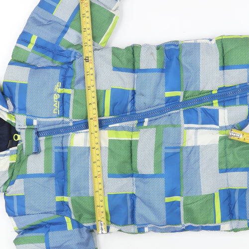 Dare 2b Blue Check Puffer Snowsuit 0-3 Months Unisex Baby Winter Suit