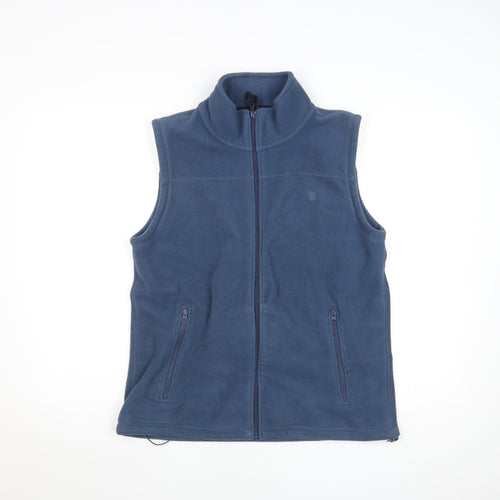 James Pringle Women’s Blue Fleece Bodywarmer Waistcoat Size S
