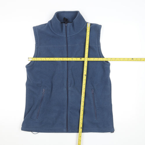 James Pringle Women’s Blue Fleece Bodywarmer Waistcoat Size S