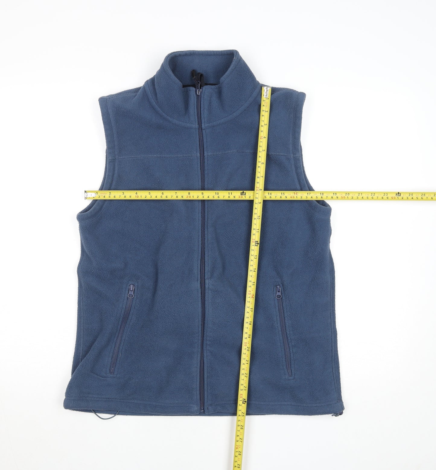 James Pringle Women’s Blue Fleece Bodywarmer Waistcoat Size S