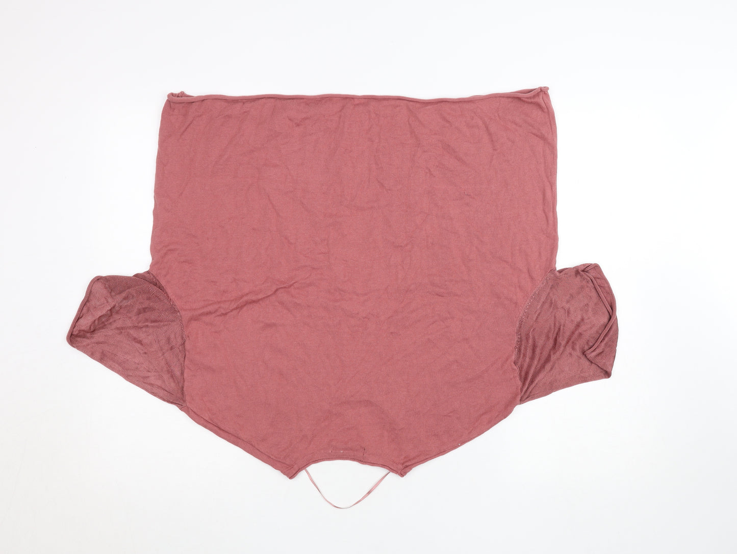 Mango Women’s Pink Short Sleeve Basic Cotton T-Shirt Size S