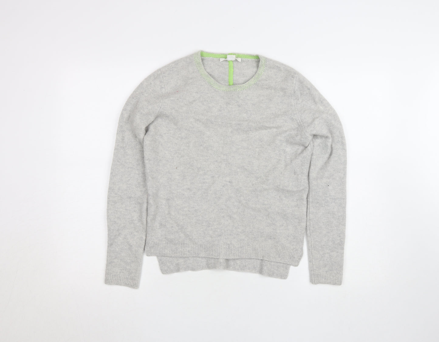 Duffy Women's Grey Cashmere Blend Crew Neck Jumper Size S