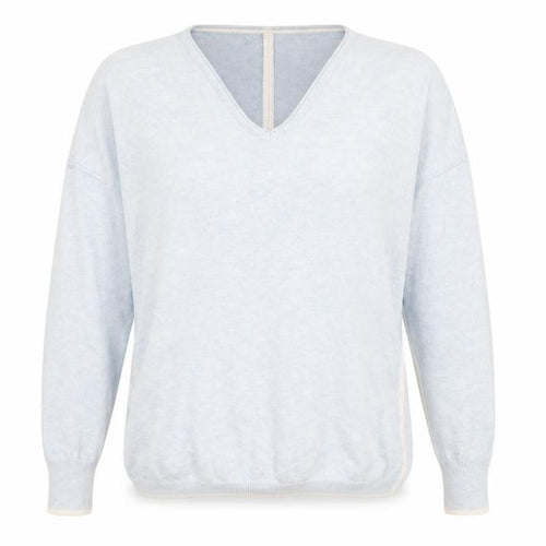 Mint Velvet Womens Blue V-Neck Knit Jumper XL