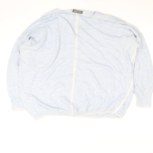 Mint Velvet Womens Blue V-Neck Knit Jumper XL
