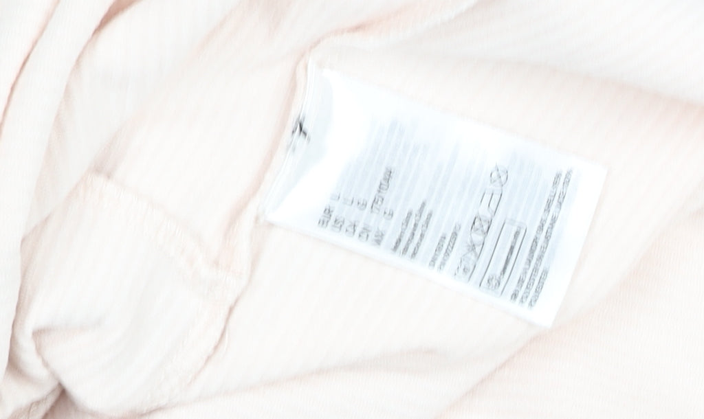 H&M Divided Women Beige Lace Long Sleeve Bodysuit Size L