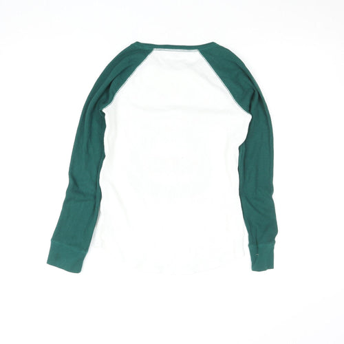 Old Navy Teens Multicoloured Long Sleeve Panda Graphic T-Shirt Size 14