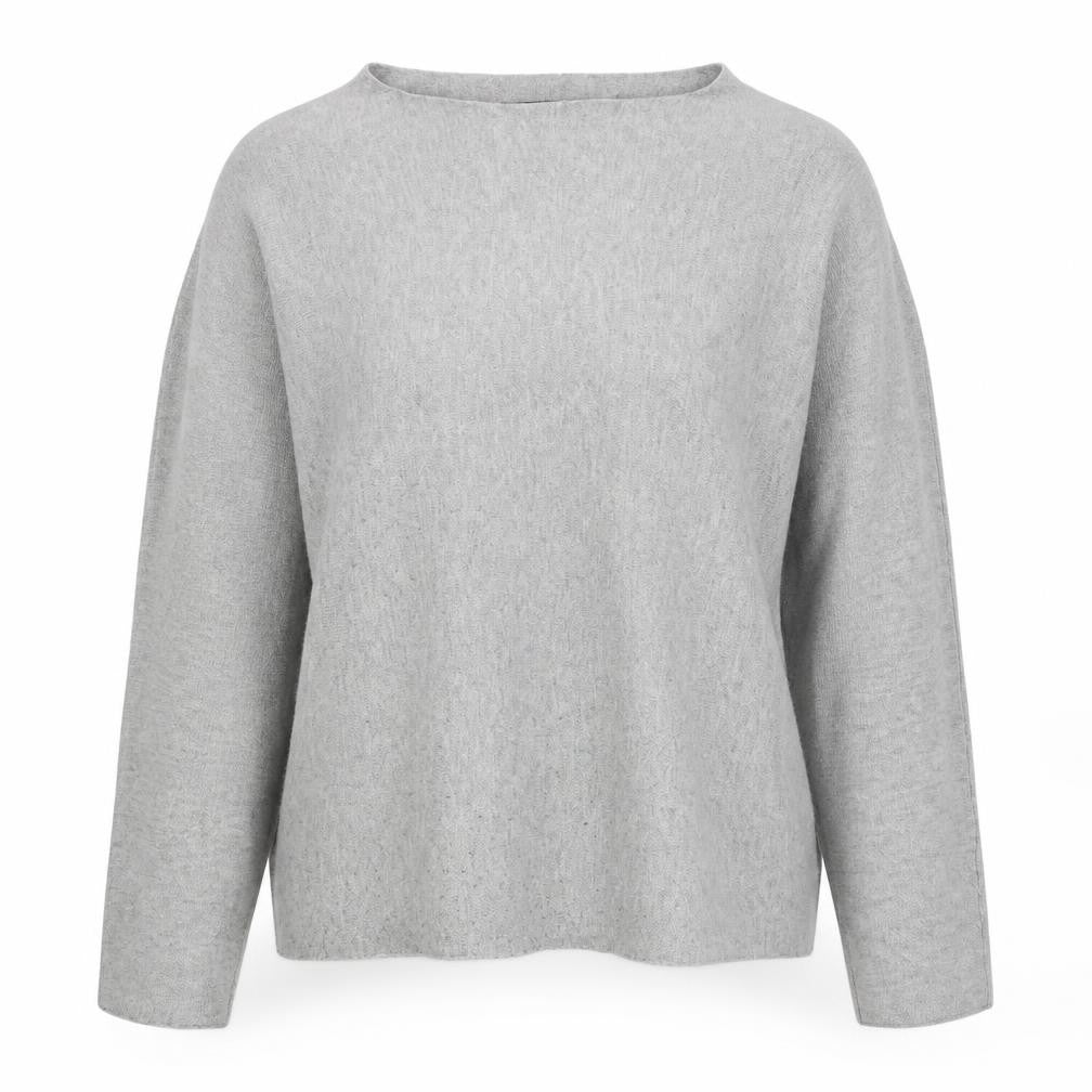 Front view of Karen Millen Women's Grey Knit jumper XS