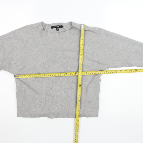 Karen Millen Women's Grey Knit Pullover Jumper XS