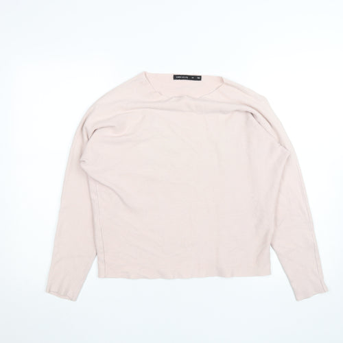 Karen Millen Women’s Beige Crew Neck XS Long Sleeve Pullover Jumper