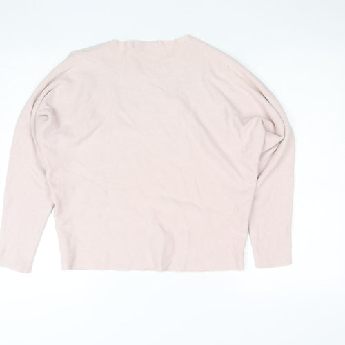 Karen Millen Women’s Beige Crew Neck XS Long Sleeve Pullover Jumper