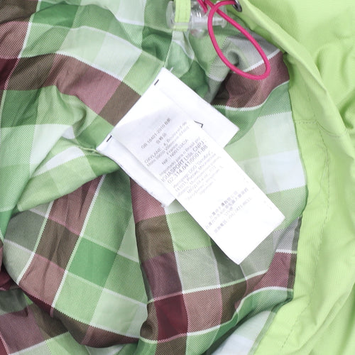 Quechua Womens Green Waterproof Hooded Rain Jacket Size 14