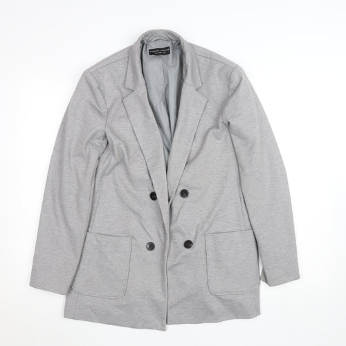 Dorothy Perkins Women’s Grey Blazer UK 10 Classic Mid-Length Jacket