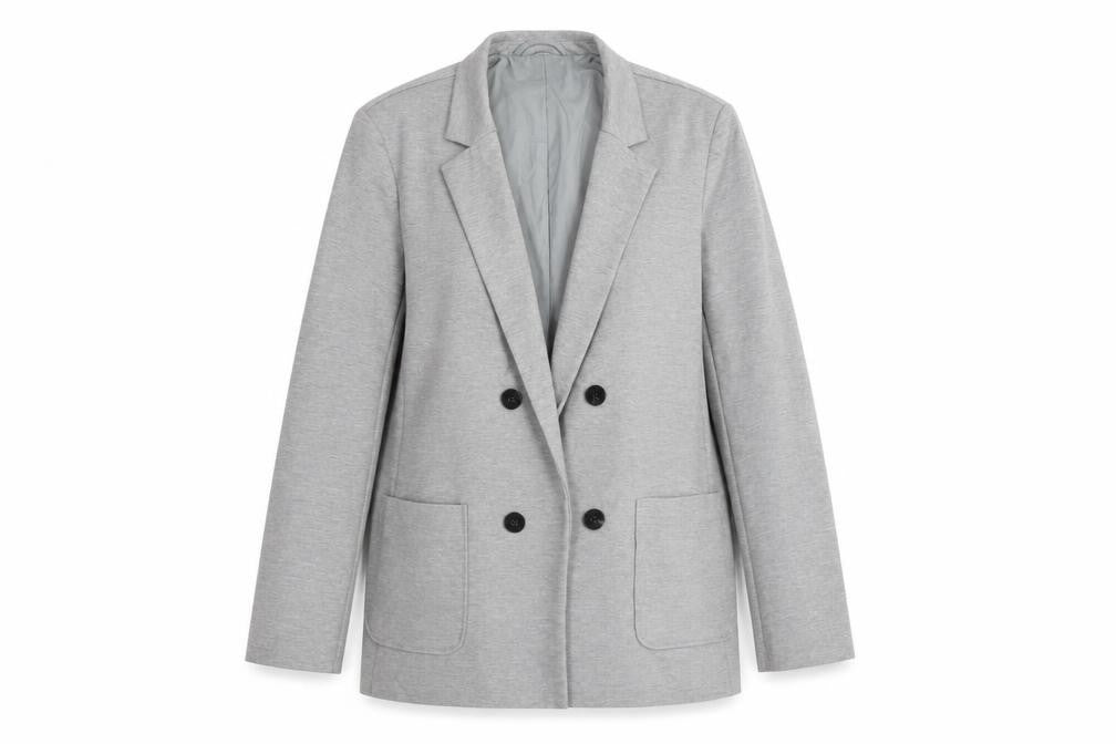 Dorothy Perkins Women’s Grey Blazer UK 10 Classic Mid-Length Jacket