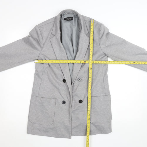 Dorothy Perkins Women’s Grey Blazer UK 10 Classic Mid-Length Jacket